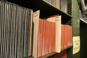 Documents on the stacks of the Senate and House business